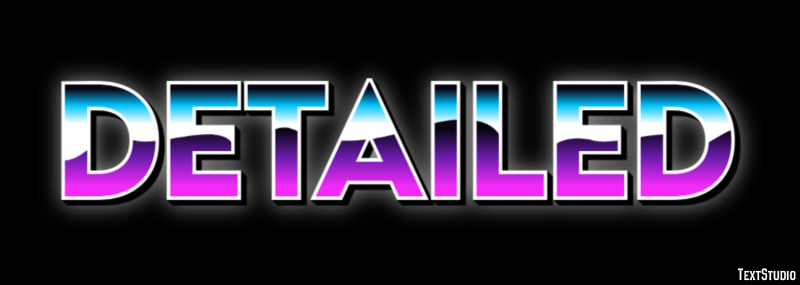 Detailed Text Effect