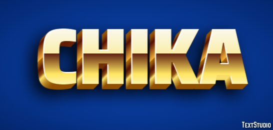 Chika Эффект текста