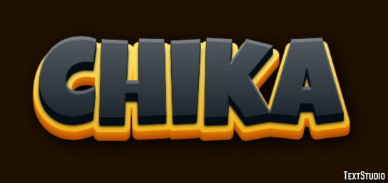 Chika Эффект текста