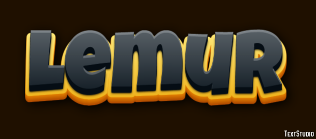 Lemur Effetto testo