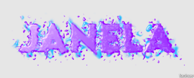 Janela Efeito de texto