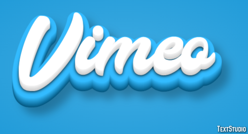Vimeo Texteffekt