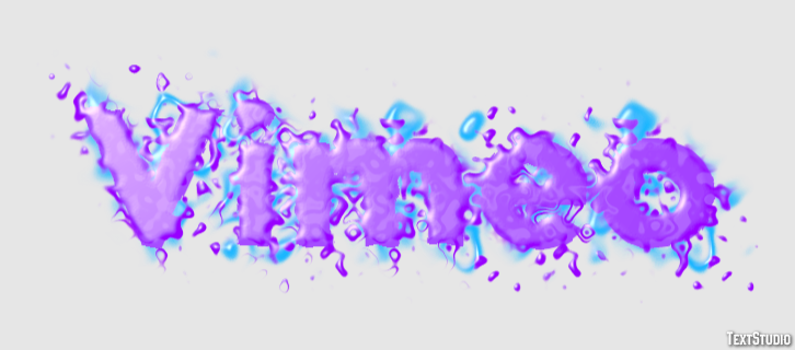 Vimeo Texteffekt