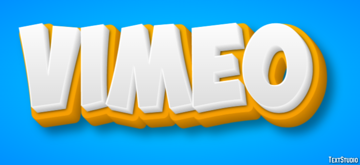 Vimeo Text Effect
