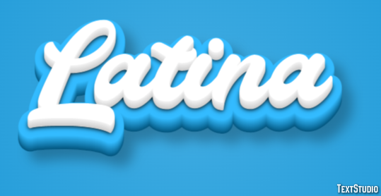 Latina Efecto de Texto