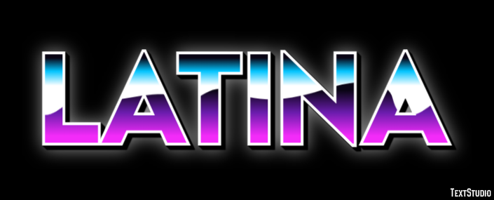 Latina Efecto de Texto