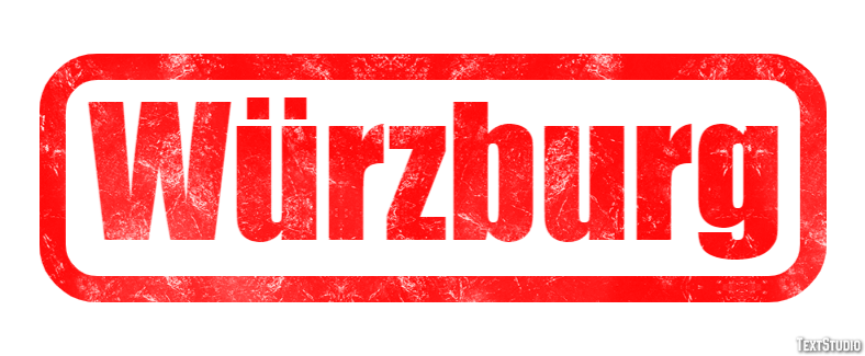 Würzburg Efeito de texto