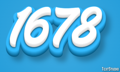 1678 Text Effect