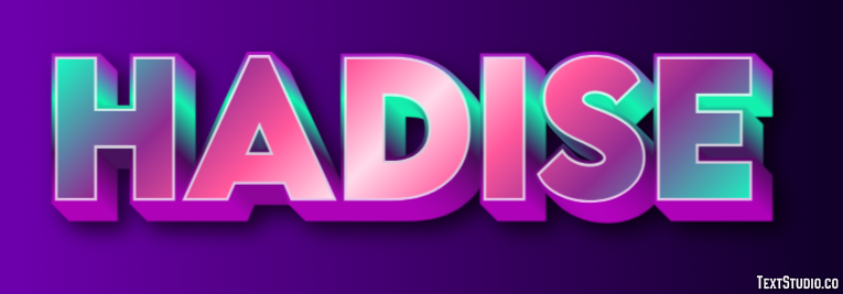 Hadise Effetto testo