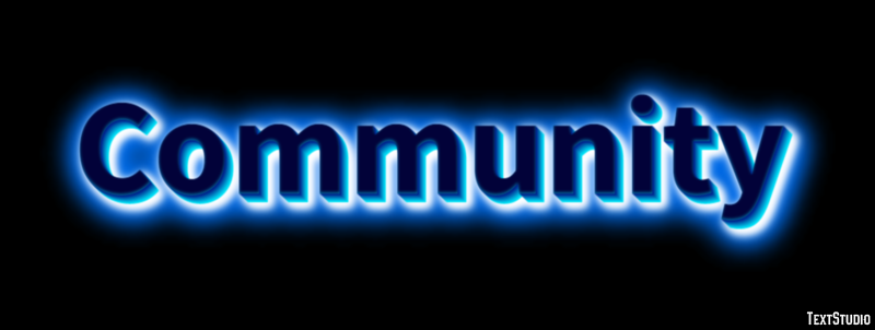 Community Metin Efekti