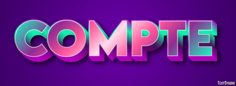 Compte Text effect
