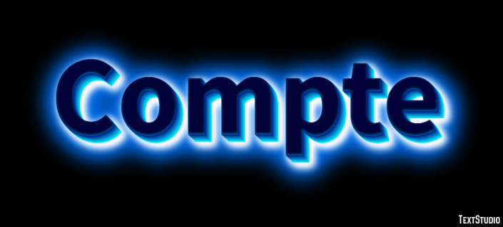 Compte Text Effect