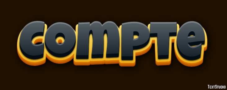 Compte Text effect