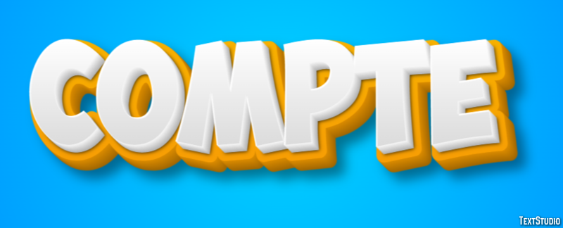Compte Text Effect