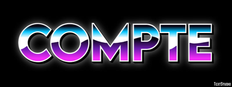Compte Text effect