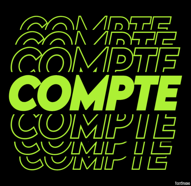 Compte Text effect