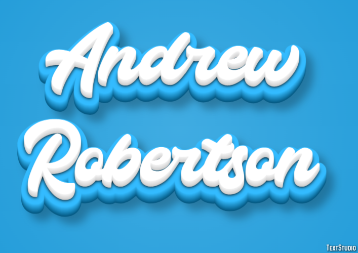 Andrew Robertson Efeito do texto