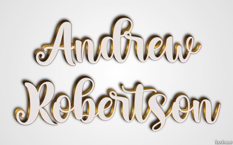Andrew Robertson Efeito do texto