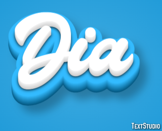 Dia Effetto testo