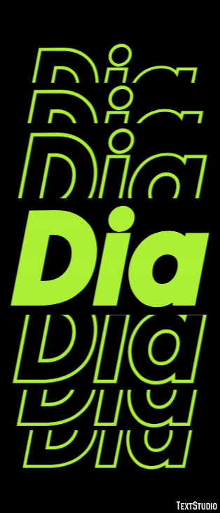 Dia テキスト効果