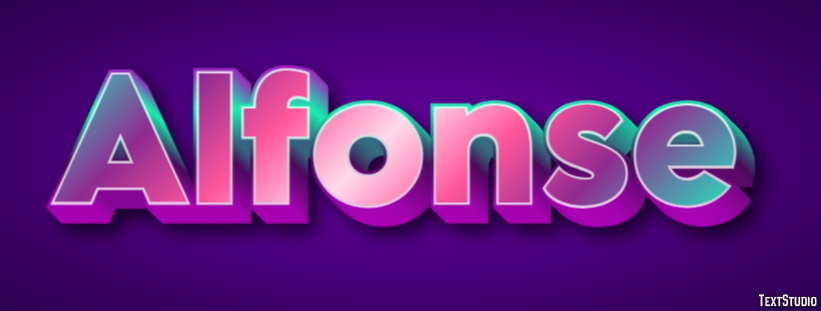 Alfonse Text effect