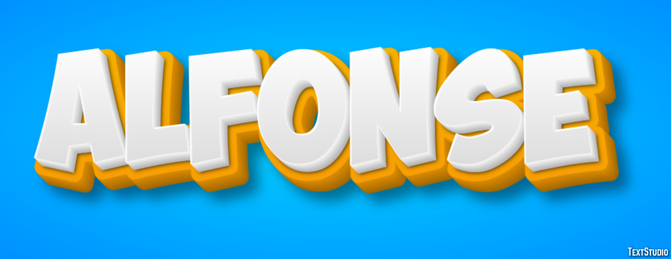 Alfonse Text effect
