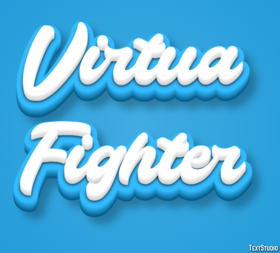 Virtua Fighter テキスト効果