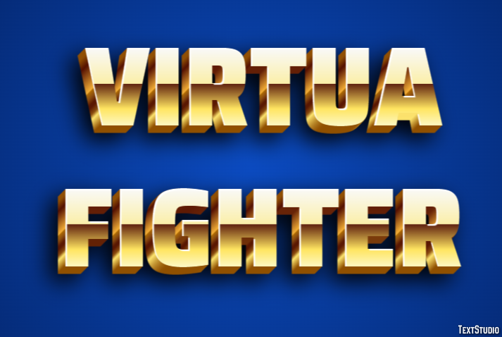 Virtua Fighter テキスト効果