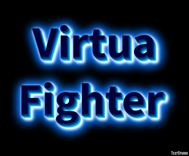 Virtua Fighter Effetto testo