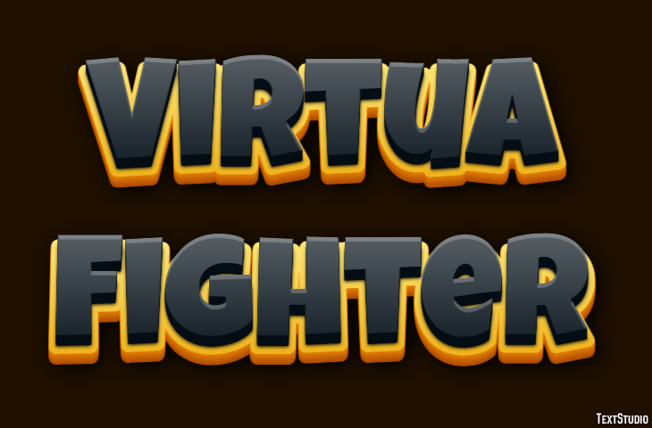 Virtua Fighter テキスト効果