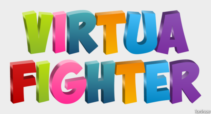 Virtua Fighter テキスト効果