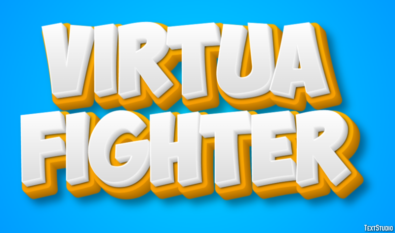 Virtua Fighter テキスト効果