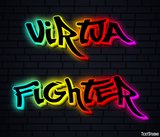 Virtua Fighter テキスト効果