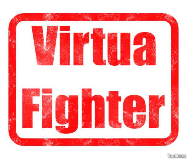 Virtua Fighter Efecto de Texto