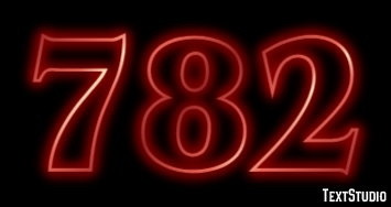 782 Efecto de texto