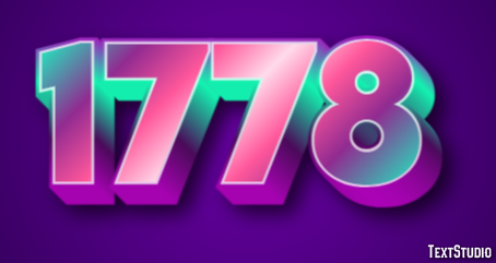 1778 Efeito de texto