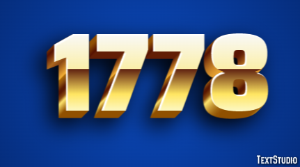 1778 Efecto de Texto