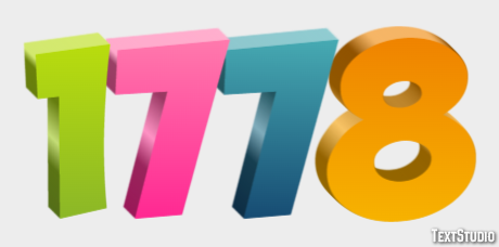 1778 Efeito de texto