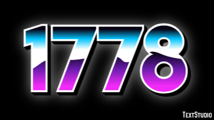 1778 Efeito de texto