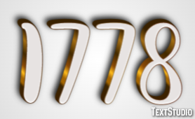 1778 Efecto de Texto