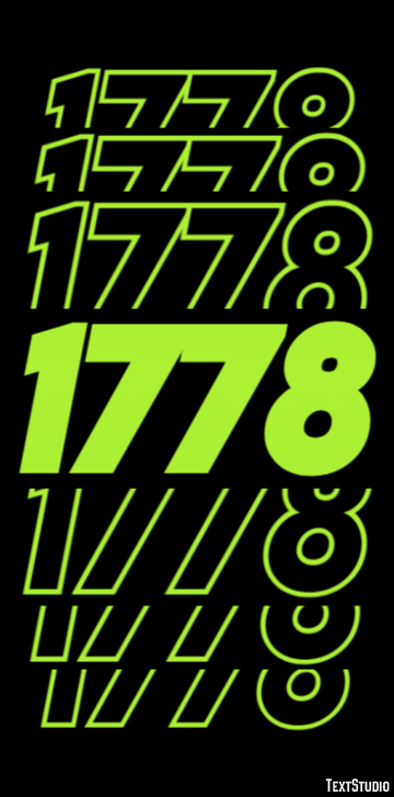 1778 Efeito de texto