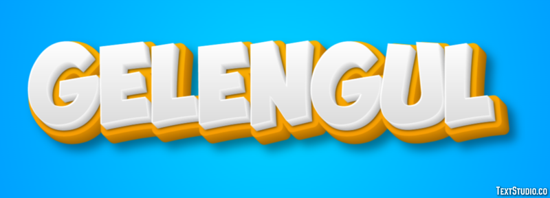 Gelengül Efecto de Texto