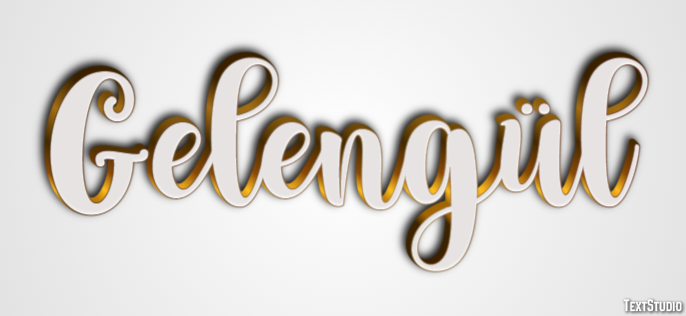 Gelengül Efecto de Texto