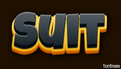 Suit Text Effect