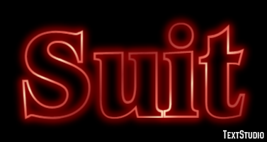 Suit Text Effect
