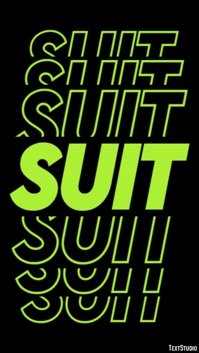 Suit Text Effect