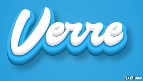 Verre Efekt tekstowy