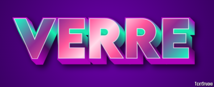 Verre Effet de texte