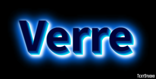 Verre Effet de texte