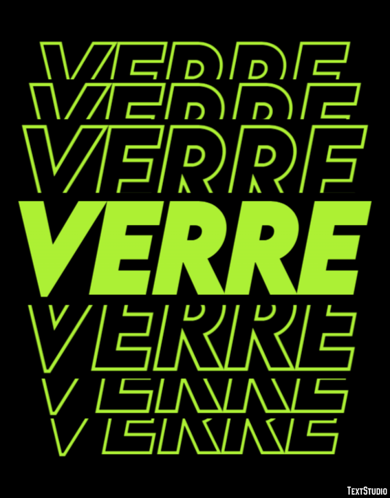 Verre Effet de Texte